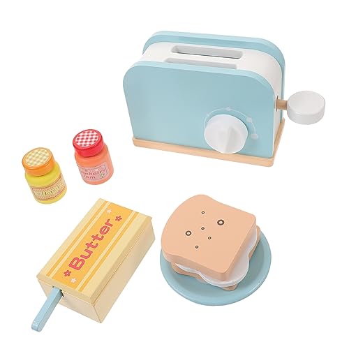 Vaguelly 1 Satz Holzspielzeug Toaster für Kreatives Rollenspiel Küchenspielzeug Sicher und Stabil Fördert Frühes Lernen und Kochkenntnisse für Mädchen und Jungen Vaguelly 1 Satz Holzspielzeug Toaster für Kreatives Rollenspiel Küchenspielzeug Sicher und Stabil Fördert Frühes Lernen und Kochkenntnisse für Mädchen und Jungen von Vaguelly