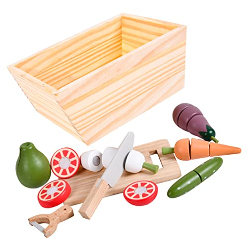 Vaguelly 1 Satz Holzspielzeug für Kleinkinder Gemüse Schneide für Spielküche Fördert Kognitive Fähigkeiten und Hand Auge Koordination für Jahre Alte Mädchen Vaguelly 1 Satz Holzspielzeug für Kleinkinder Gemüse Schneide für Spielküche Fördert Kognitive Fähigkeiten und Hand Auge Koordination für Jahre Alte Mädchen von Vaguelly
