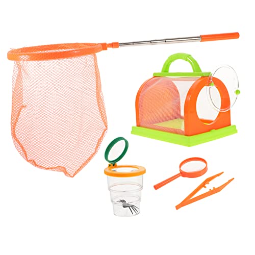 Vaguelly 1 Satz Insektenbeobachtungsset Outdoor draußen Critter-Fänger Käfig für Werkzeug Sammelset für Kit für 3-5 Plastik Orange Vaguelly 1 Satz Insektenbeobachtungsset Outdoor draußen Critter-Fänger Käfig für Werkzeug Sammelset für Kit für 3-5 Plastik Orange von Vaguelly