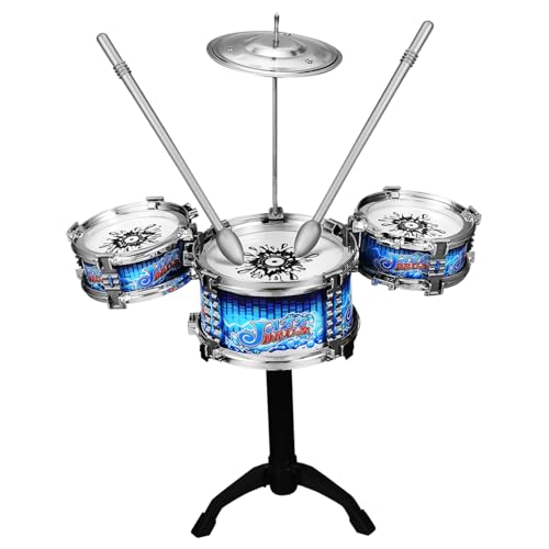 Vaguelly 1 Satz Junge Mädchen Schlagzeugset für Mädchen Musikinstrument aus Robustem Material mit Dickem Trommelfell Geeignet für Jahre Lernvideos Schöner Geschenkverpackung Vaguelly 1 Satz Junge Mädchen Schlagzeugset für Mädchen Musikinstrument aus Robustem Material mit Dickem Trommelfell Geeignet für Jahre Lernvideos Schöner Geschenkverpackung von Vaguelly
