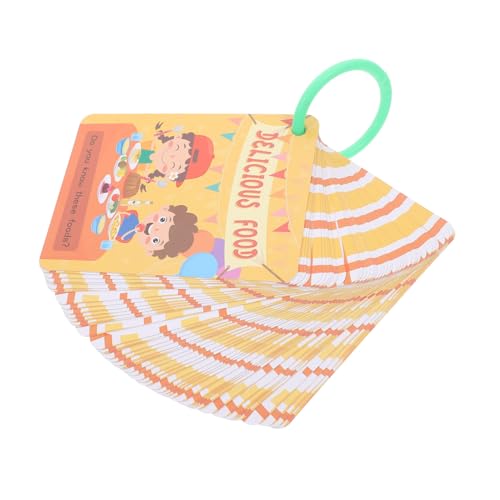 Vaguelly 1 Satz Karten Zur Sensibilisierung Für Lebensmittel Kleinkinder Babys Spiele Karteikarten Zum Thema Essen Lernkarten Lernzubehör Interessante Karten Papier Yellow Vaguelly 1 Satz Karten Zur Sensibilisierung Für Lebensmittel Kleinkinder Babys Spiele Karteikarten Zum Thema Essen Lernkarten Lernzubehör Interessante Karten Papier Yellow von Vaguelly