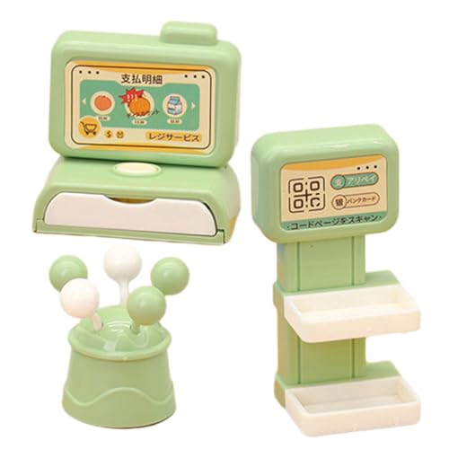 Vaguelly 1 Satz Kassenmodell replikas Replica Lustig Spielgefährte replikate Mini-Spielzeugladen Registrierkassen-Requisite aus Kunststoff Kasse aus Kunststoff Emulationskasse Plastik Green Vaguelly 1 Satz Kassenmodell replikas Replica Lustig Spielgefährte replikate Mini-Spielzeugladen Registrierkassen-Requisite aus Kunststoff Kasse aus Kunststoff Emulationskasse Plastik Green von Vaguelly