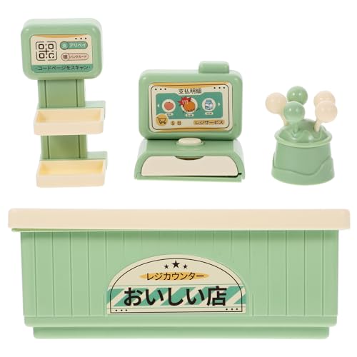 Vaguelly 1 Satz Kassierermodell Kasse aus Kunststoff Kassierer Hausrequisite Simulation Supermarktspielzeug Spielspielzeug aufbewahren Plastik Green Vaguelly 1 Satz Kassierermodell Kasse aus Kunststoff Kassierer Hausrequisite Simulation Supermarktspielzeug Spielspielzeug aufbewahren Plastik Green von Vaguelly