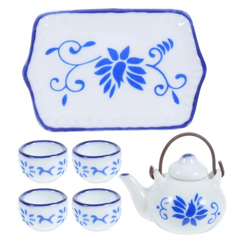 Vaguelly Puppenhaus Mini Keramik Tee-Set Tassen Jungen Und Mädchen Spielzeug Miniatur Vaguelly Puppenhaus Mini Keramik Tee-Set Tassen Jungen Und Mädchen Spielzeug Miniatur von Vaguelly