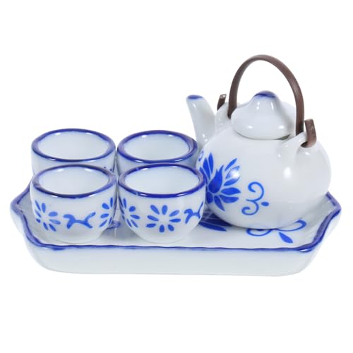 Vaguelly 1 Satz Keramik-Teeservice-Modell Mini-Wasserkocher und Tassenmodelle Kinderspielzeug Mini-Teegeschirr-Ornament im chinesischen Stil Schreibtisch-Miniatur- Mini-Hausversorgung Vaguelly 1 Satz Keramik-Teeservice-Modell Mini-Wasserkocher und Tassenmodelle Kinderspielzeug Mini-Teegeschirr-Ornament im chinesischen Stil Schreibtisch-Miniatur- Mini-Hausversorgung von Vaguelly