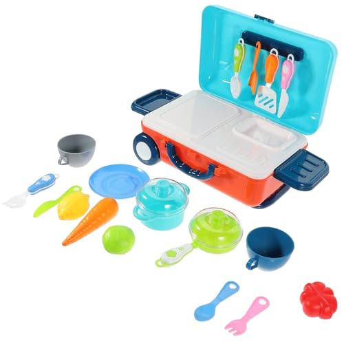 Vaguelly 1 Satz Kinderküche Spielzeugset mit Tragetasche Teiliges Zubehör für Kreatives Rollenspiel Fördert Hand Augen Koordination und Kreativität für und Einfache Vaguelly 1 Satz Kinderküche Spielzeugset mit Tragetasche Teiliges Zubehör für Kreatives Rollenspiel Fördert Hand Augen Koordination und Kreativität für und Einfache von Vaguelly