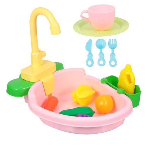 Vaguelly 1 Satz Kinderwaschbecken Schwimmbad kinderküche Kitchen kindergeschirr-Set Küchenzubehörset kochset Küchenzubehör Set spüle Plastik Rosa Vaguelly 1 Satz Kinderwaschbecken Schwimmbad kinderküche Kitchen kindergeschirr-Set Küchenzubehörset kochset Küchenzubehör Set spüle Plastik Rosa von Vaguelly