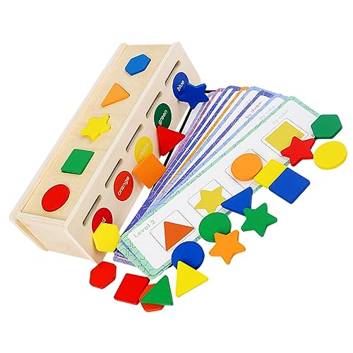 Vaguelly 1 Satz Klassifikations-lernbox Puzzle Kleinkindspielzeug Lernspielzeug Für 2 Jährige Formpassendes Holzspielzeug Formen Lernspielzeug Für Hölzern Vaguelly 1 Satz Klassifikations-lernbox Puzzle Kleinkindspielzeug Lernspielzeug Für 2 Jährige Formpassendes Holzspielzeug Formen Lernspielzeug Für Hölzern von Vaguelly