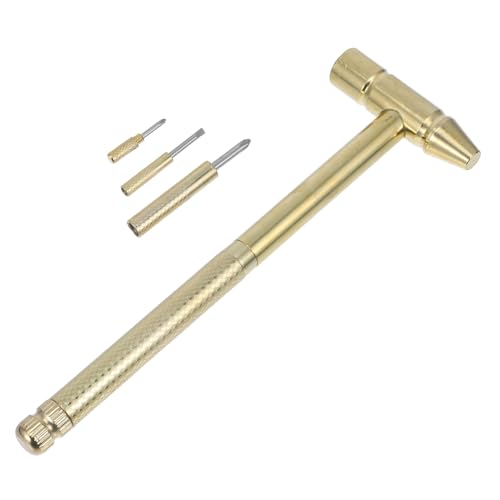 Vaguelly 1 Satz Kleiner Metallhammer Juwelier Hammer Eishammer Spielzeughammer Multi Treiber gartenwerkzeug feinmotorik handwerkzeug Graben edelstein Werkzeugkasten Golden Vaguelly 1 Satz Kleiner Metallhammer Juwelier Hammer Eishammer Spielzeughammer Multi Treiber gartenwerkzeug feinmotorik handwerkzeug Graben edelstein Werkzeugkasten Golden von Vaguelly