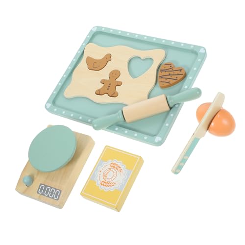 Vaguelly 1 Satz Kochset für Holzspielzeug zum Backen von Keksen Interaktives Rollenspielzeug für Jungen und Mädchen Fördert Kreativität und Eltern Junge Mädchen Interaktion Vaguelly 1 Satz Kochset für Holzspielzeug zum Backen von Keksen Interaktives Rollenspielzeug für Jungen und Mädchen Fördert Kreativität und Eltern Junge Mädchen Interaktion von Vaguelly