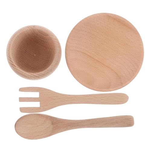 Vaguelly 1 Satz Kochspielzeug Set aus Holz für Küchenutensilien und Geschirr Holzgabel und Löffel für Rollenspiele Küche Restaurant oder Supermarkt Vaguelly 1 Satz Kochspielzeug Set aus Holz für Küchenutensilien und Geschirr Holzgabel und Löffel für Rollenspiele Küche Restaurant oder Supermarkt von Vaguelly