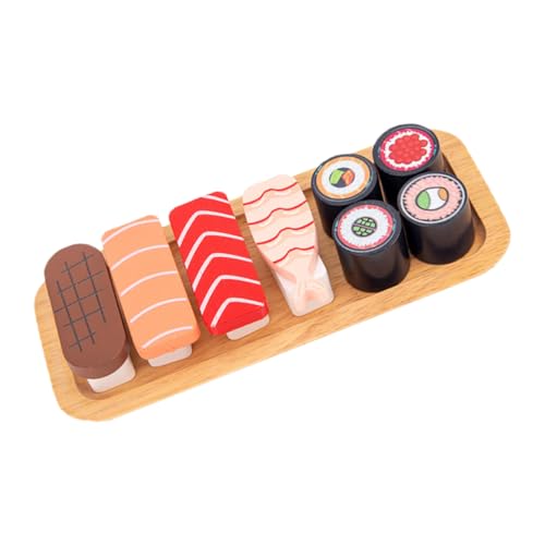 Vaguelly 1 Satz Kognitives Für Lebensmittel Sushi-Hersteller Sushi-zubereitungsset Modell-Sushi Sushi- Sushi-Matte Sushi-Roller Kinderspielzeug Säuglingsspielzeug Hölzern Vaguelly 1 Satz Kognitives Für Lebensmittel Sushi-Hersteller Sushi-zubereitungsset Modell-Sushi Sushi- Sushi-Matte Sushi-Roller Kinderspielzeug Säuglingsspielzeug Hölzern von Vaguelly