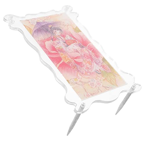 Vaguelly 1 Satz Kreatives Puzzle Mädchen Deko für Kinderzimmer und Büro Japanisches Design Transparente Puzzlefigur für Kreative Raumgestaltung von Vaguelly