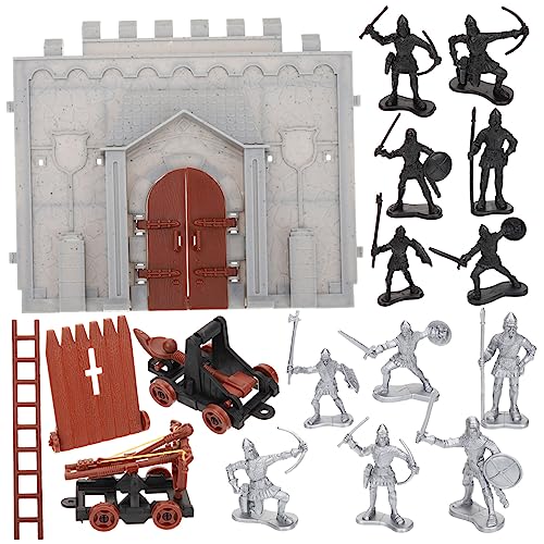 Vaguelly Vintage Burg Spielset Soldaten Figur Miniatur Modell Für Jungen Kreatives Kriegsspielzeug Set Vaguelly Vintage Burg Spielset Soldaten Figur Miniatur Modell Für Jungen Kreatives Kriegsspielzeug Set von Vaguelly