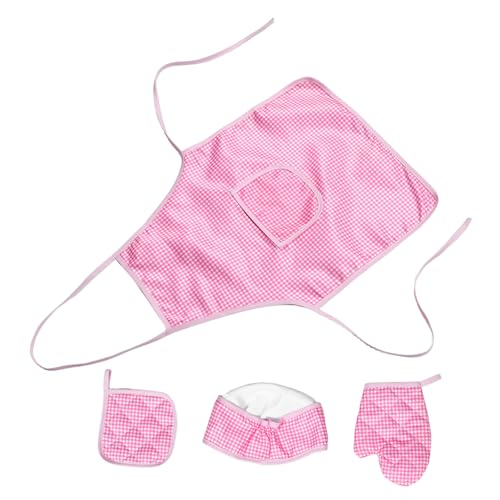 Vaguelly Niedliche Karierte Kinderschürze Kochmütze Backset Für Mädchen Vielseitiges Küchenspiel Für Kinder Vaguelly Niedliche Karierte Kinderschürze Kochmütze Backset Für Mädchen Vielseitiges Küchenspiel Für Kinder von Vaguelly