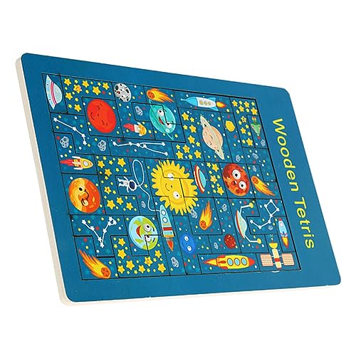 Vaguelly 1 Satz Lernspielzeug Holzpuzzle Cartoon Weltraum Planet Puzzle für Jahre Alte Pädagogisches Intelligenz und Feinmotorik Vaguelly 1 Satz Lernspielzeug Holzpuzzle Cartoon Weltraum Planet Puzzle für Jahre Alte Pädagogisches Intelligenz und Feinmotorik von Vaguelly