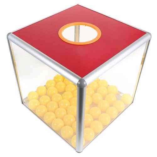 Vaguelly 1 Satz Lotterie-Box Gewinnspielkugeln Tombola-ticketspender Tombola-losbehälter Tombola Zahlenkugeln Aluminiumlegierung Vaguelly 1 Satz Lotterie-Box Gewinnspielkugeln Tombola-ticketspender Tombola-losbehälter Tombola Zahlenkugeln Aluminiumlegierung von Vaguelly