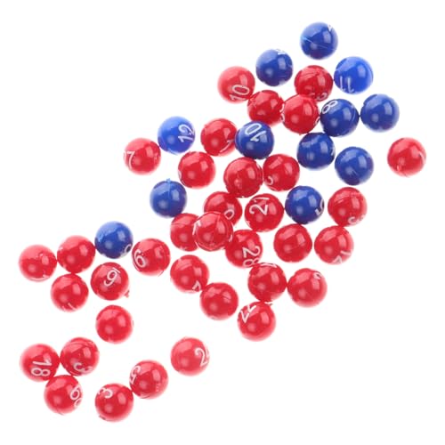 Vaguelly 1 Satz Lotteriemaschine Spiel Billard- Ball Aktivitätspartybälle Lotteriekugeln Hohle Kugel Tombolakugeln Aus Kunststoff Kleine Bingokugeln Aus Kunststoff Plastik von Vaguelly