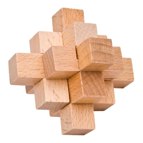 Vaguelly 1 Satz Luban Lock Holzspielzeug Set Teiliges Iq Puzzle für Erwachsene Klassisches DIY Partyspiel Fördert Geschicklichkeit und Logisches Sicheres Material Ab Jahren Geeignet von Vaguelly