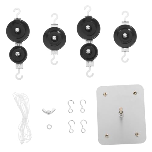 Vaguelly 1 Satz Magnetisches Riemenscheiben mit Metallbasis für Physikunterricht für Experimente im Physiklabor von Vaguelly