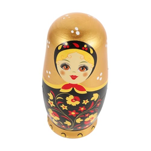 Vaguelly 1 Satz Matroschka- Geburtstagsgeschenk Puppenstapel Weihnachts-Nistpuppe Nistpuppen für Nistspielzeug Matroschka-Puppen für hölzern Vaguelly 1 Satz Matroschka- Geburtstagsgeschenk Puppenstapel Weihnachts-Nistpuppe Nistpuppen für Nistspielzeug Matroschka-Puppen für hölzern von Vaguelly