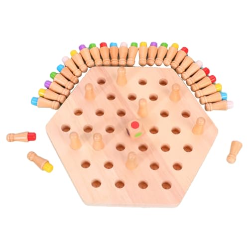 Vaguelly 1 Satz Memory-Schach- interaktives lernspiel Kreatives Schachspielzeug spielzeuge Schach passendes Intelligenz entwickeln hölzern Vaguelly 1 Satz Memory-Schach- interaktives lernspiel Kreatives Schachspielzeug spielzeuge Schach passendes Intelligenz entwickeln hölzern von Vaguelly