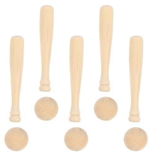 Vaguelly Mini Baseballschläger Malspielzeug 20 Stück Baseball Pädagogisches Bastelset Vaguelly Mini Baseballschläger Malspielzeug 20 Stück Baseball Pädagogisches Bastelset von Vaguelly