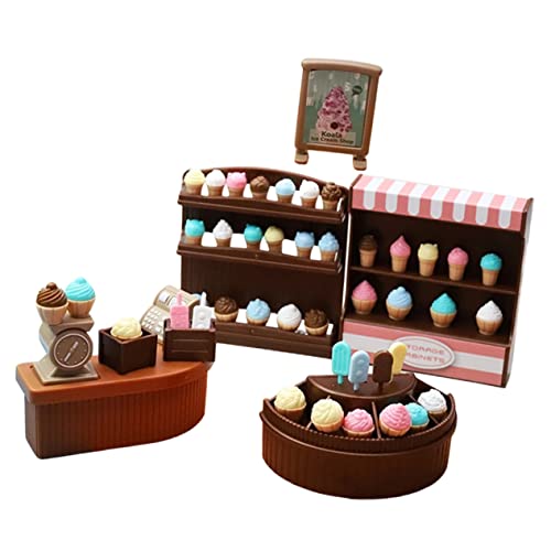 Vaguelly 1 Satz Mini-Eisdiele für kinderspielzeug wheinatsgeschenke weihnachsgeschenk kindergeschenke Figur Anzeige Puppenhausmodelle für Mini- für Plastik Vaguelly 1 Satz Mini-Eisdiele für kinderspielzeug wheinatsgeschenke weihnachsgeschenk kindergeschenke Figur Anzeige Puppenhausmodelle für Mini- für Plastik von Vaguelly