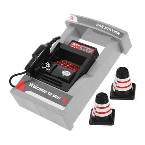 Vaguelly 1 Satz Mini Gas Station Modellspielzeug Straßenabsperrung Pädagogisches Spielset für Motorik und Koordination Vaguelly 1 Satz Mini Gas Station Modellspielzeug Straßenabsperrung Pädagogisches Spielset für Motorik und Koordination von Vaguelly