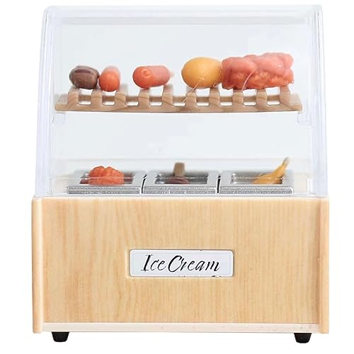 Vaguelly Mini Lebensmittel Schrank 1/16 Miniatur Grill Puppe Mini Möbel von Vaguelly