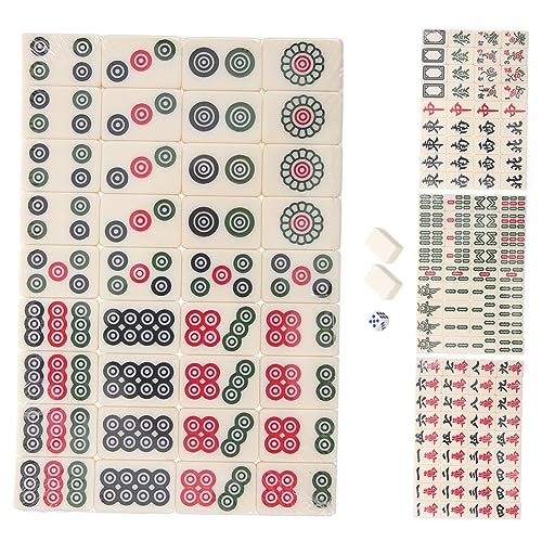 Vaguelly 1 Satz Mini Mahjong Set Tragbares Mini Mahjong Kit aus Resin für Reisen Outdoor Partys und Familienspaß Perfektes Spiel für Freunde und Kollegen Vaguelly 1 Satz Mini Mahjong Set Tragbares Mini Mahjong Kit aus Resin für Reisen Outdoor Partys und Familienspaß Perfektes Spiel für Freunde und Kollegen von Vaguelly