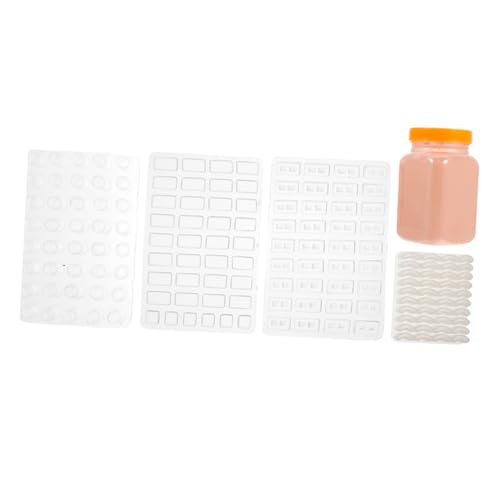 Vaguelly Silikonform Set Mit Werkzeugsatz Zur Herstellung Von Miniatur-ziegeln Für Miniaturlandschaften Mini-hausdekor von Vaguelly