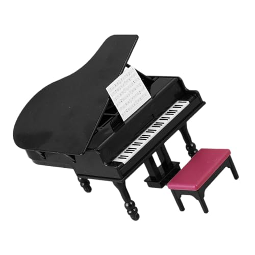 Vaguelly 1satz Mini Piano Mit Hocker Für Puppenhaus Dekoratives Musikinstrument Für Miniatur-szenen Perfektes Zubehör Für Einrichtung Von Spielzeughäusern Vaguelly 1satz Mini Piano Mit Hocker Für Puppenhaus Dekoratives Musikinstrument Für Miniatur-szenen Perfektes Zubehör Für Einrichtung Von Spielzeughäusern von Vaguelly
