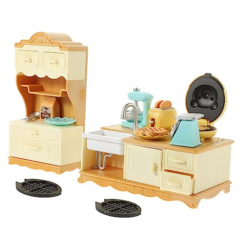 Vaguelly 1 Satz Miniatur Küchenaccessoires Set Dekorative Kleine Möbel für Puppenhäuser Leicht und Sicher für DIY und Kinderzimmergestaltung Vaguelly 1 Satz Miniatur Küchenaccessoires Set Dekorative Kleine Möbel für Puppenhäuser Leicht und Sicher für DIY und Kinderzimmergestaltung von Vaguelly