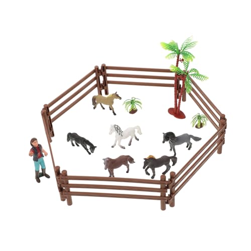 Vaguelly 1 Satz Miniatur Spielset mit Zaun und Miniatur Lernspielzeug für Eltern Junge Mädchen Interaktion und Kognitiver Entwicklung Vaguelly 1 Satz Miniatur Spielset mit Zaun und Miniatur Lernspielzeug für Eltern Junge Mädchen Interaktion und Kognitiver Entwicklung von Vaguelly