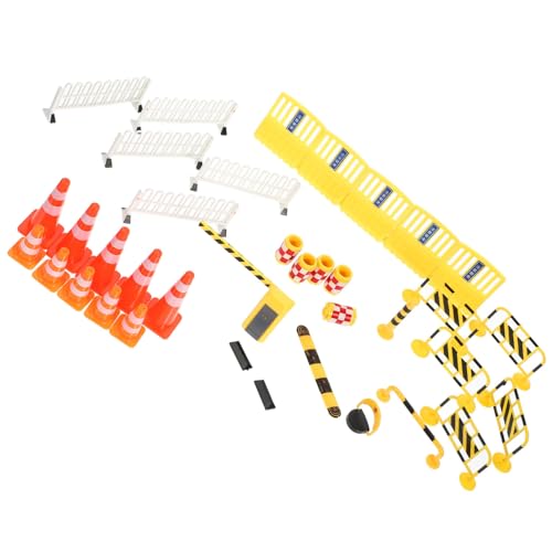Vaguelly 1 Satz Miniatur Straßenverkehrszeichen Teiliges Lernspielzeug für Verkehrserziehung und Kreative Spielstunden Orangefarbene Verkehrscones und Sicherheitsbarrieren Vaguelly 1 Satz Miniatur Straßenverkehrszeichen Teiliges Lernspielzeug für Verkehrserziehung und Kreative Spielstunden Orangefarbene Verkehrscones und Sicherheitsbarrieren von Vaguelly
