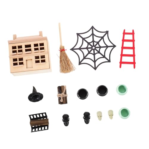Vaguelly 1 Satz Miniaturset Halloween Puppenhaus Dekoration mit Mikrolandschaftsornamenten für Kreative Layouts und Besondere Anlässe für DIY Projekte und Schreibtischschmuck Vaguelly 1 Satz Miniaturset Halloween Puppenhaus Dekoration mit Mikrolandschaftsornamenten für Kreative Layouts und Besondere Anlässe für DIY Projekte und Schreibtischschmuck von Vaguelly