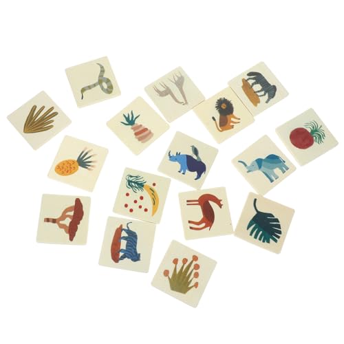 Vaguelly 1 Satz Montessori-tierspielkarten, Hölzernes Tiergedächtnisspielzeug, Pädagogisches Lernspielzeug Vaguelly 1 Satz Montessori-tierspielkarten, Hölzernes Tiergedächtnisspielzeug, Pädagogisches Lernspielzeug von Vaguelly