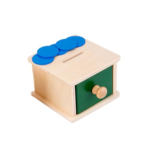 Vaguelly 1 Satz Münzbox für interaktives holzspielzeug für Feinmotorik geldschrank babybrause pädagogisches feines Bewegungsspielzeug Lehrmittel Vaguelly 1 Satz Münzbox für interaktives holzspielzeug für Feinmotorik geldschrank babybrause pädagogisches feines Bewegungsspielzeug Lehrmittel von Vaguelly