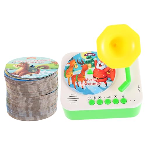 Vaguelly Interaktives Musikhörspielzeug Für Kleinkinder Kinder-grammograph Mit Lernkarten Pädagogischer Plattenspieler Vaguelly Interaktives Musikhörspielzeug Für Kleinkinder Kinder-grammograph Mit Lernkarten Pädagogischer Plattenspieler von Vaguelly