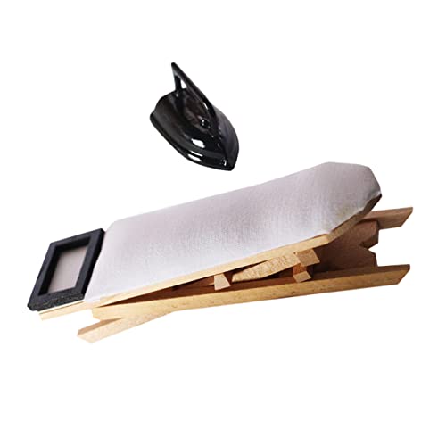 Vaguelly 1 Satz Nähen Kreatives Modell Miniatur-Bügeltisch- Mini- für kinderspielzeug утюг Mikroszenenverzierung Mini-Bügeltischdekore Holz Black Vaguelly 1 Satz Nähen Kreatives Modell Miniatur-Bügeltisch- Mini- für kinderspielzeug утюг Mikroszenenverzierung Mini-Bügeltischdekore Holz Black von Vaguelly