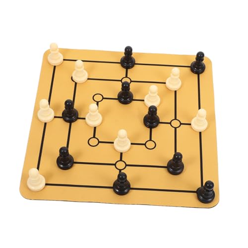 Vaguelly Spielbrett-Set Tragbares Schach Für Erwachsene Jungen Und Mädchen Tischunterhaltung Zum Sammeln Vaguelly Spielbrett-Set Tragbares Schach Für Erwachsene Jungen Und Mädchen Tischunterhaltung Zum Sammeln von Vaguelly