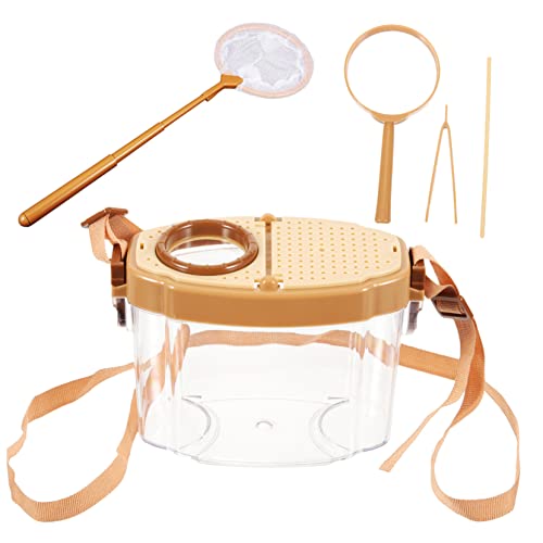 Vaguelly 1 Satz Outdoor Set für Insektenfang Box mit Vergrößerungsglas Einstellbaren Trägern Abnehmbarem Gehäuse für Natur und Wissenschaftserkundungen Vaguelly 1 Satz Outdoor Set für Insektenfang Box mit Vergrößerungsglas Einstellbaren Trägern Abnehmbarem Gehäuse für Natur und Wissenschaftserkundungen von Vaguelly