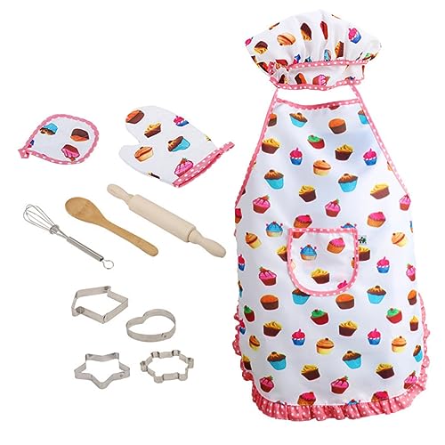 Vaguelly 1 Satz Performance-Kostüm-Requisiten Kleinkinderkleidung für Mädchen Schürze für kleine Mädchen kinderkochmütze kochmützen für Kinderkommode Kochen Stoff Vaguelly 1 Satz Performance-Kostüm-Requisiten Kleinkinderkleidung für Mädchen Schürze für kleine Mädchen kinderkochmütze kochmützen für Kinderkommode Kochen Stoff von Vaguelly