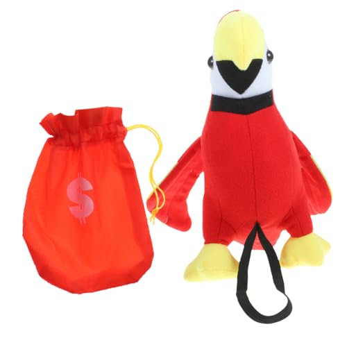 Vaguelly 1 Satz Piraten-Requisiten Zubehör Kostüm Plüsch faschingsaccessoires bastelzeug piratenzubehor Piraten papagei Pirate Costume Schulterpapagei Cartoon-Vogel-Ornament Stoff von Vaguelly