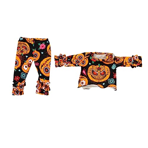 Vaguelly 1 Satz Puppenbekleidungsset mit Kürbismuster Halloween Outfit für Puppen Einfach Anzuziehen Stilvolles Design Geeignet für Amerikanische Mädchenpuppen Vaguelly 1 Satz Puppenbekleidungsset mit Kürbismuster Halloween Outfit für Puppen Einfach Anzuziehen Stilvolles Design Geeignet für Amerikanische Mädchenpuppen von Vaguelly