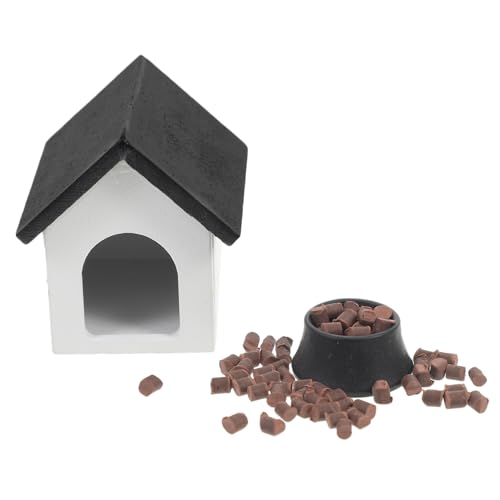 Vaguelly Miniatur-hundenapf-Set Für Spielzeug-hundehütte Miniatur-zwingermöbel-zubehör Mit Realistischem Design Vaguelly Miniatur-hundenapf-Set Für Spielzeug-hundehütte Miniatur-zwingermöbel-zubehör Mit Realistischem Design von Vaguelly