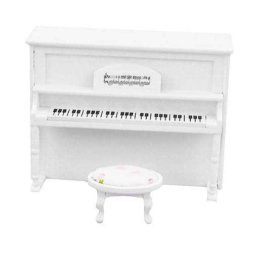 Vaguelly 1 Satz Puppenhaus-Klavier hühner Piano Klavier geschebke Dekorationen Miniatur-Klaviermodell Klavier Modell Kinderspielzeug Miniaturornament Stoff Weiß Vaguelly 1 Satz Puppenhaus-Klavier hühner Piano Klavier geschebke Dekorationen Miniatur-Klaviermodell Klavier Modell Kinderspielzeug Miniaturornament Stoff Weiß von Vaguelly