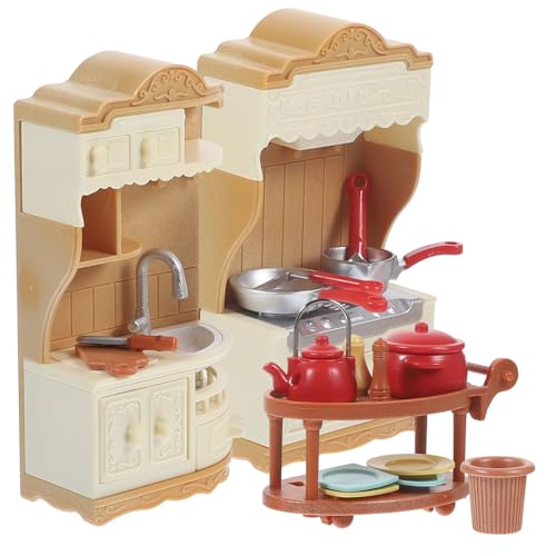 Vaguelly Realistische Miniatur-puppenhaus Jungen Und Mädchen Möbel Miniatur-Werkzeuge Mini-küche Versorgung Home Decor von Vaguelly