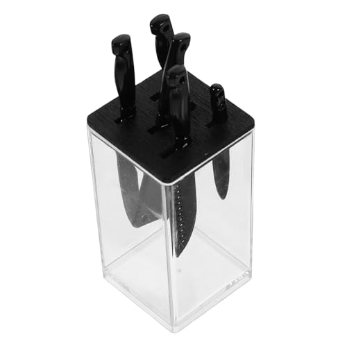 Vaguelly 1 Satz Puppenhaus transparentes Messer küchenutensilien küchenmesser küchengeräte Mini-Küchenzubehör Mini-Hausküchenschneider Kunststoff Black Vaguelly 1 Satz Puppenhaus transparentes Messer küchenutensilien küchenmesser küchengeräte Mini-Küchenzubehör Mini-Hausküchenschneider Kunststoff Black von Vaguelly